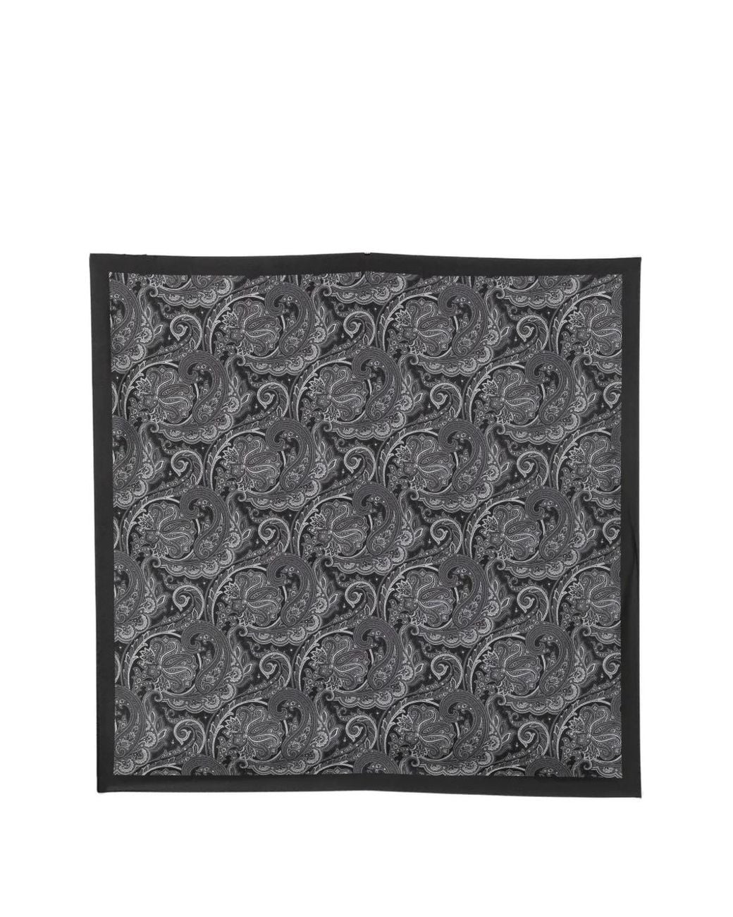 Gabriele Pasini Gray Foulard En Soie À Imprimé Cachemire for men