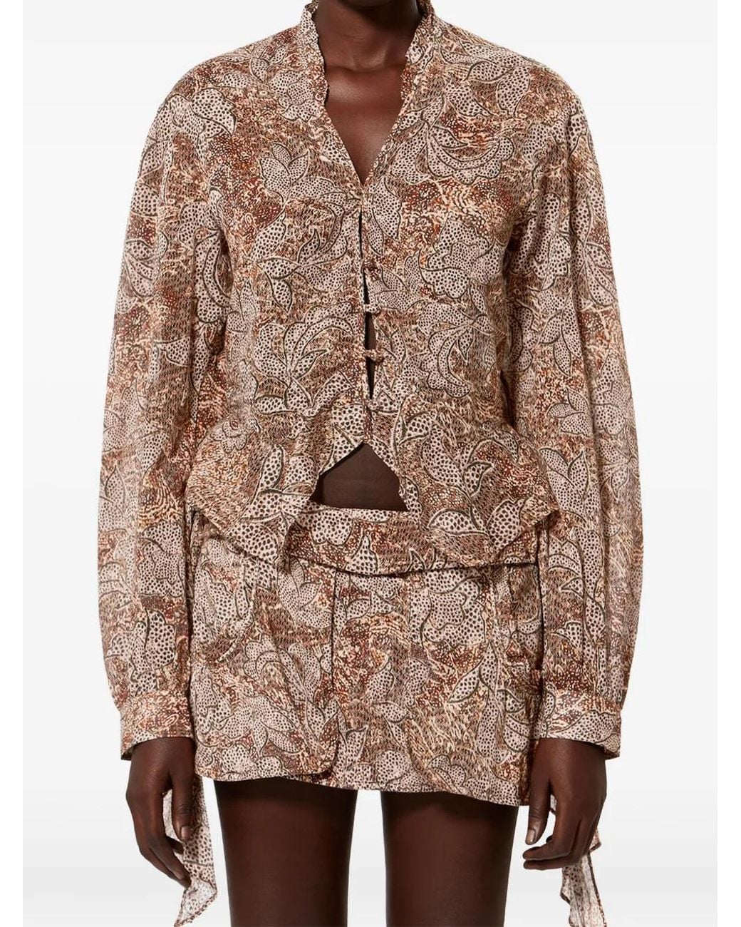 Isabel Marant Multicolor Celeny Printed Blouse