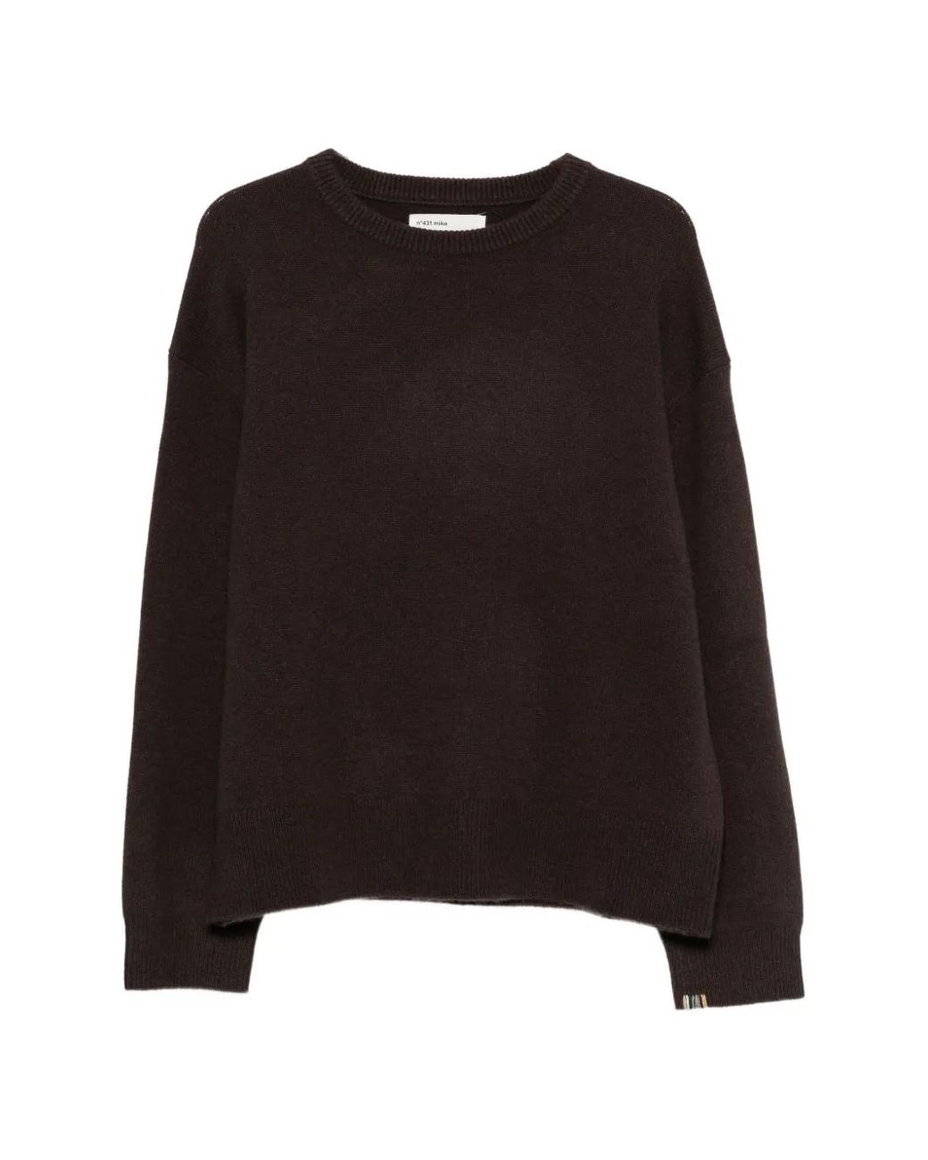 Extreme Cashmere Black Mike Ribbed-Trim Sweater