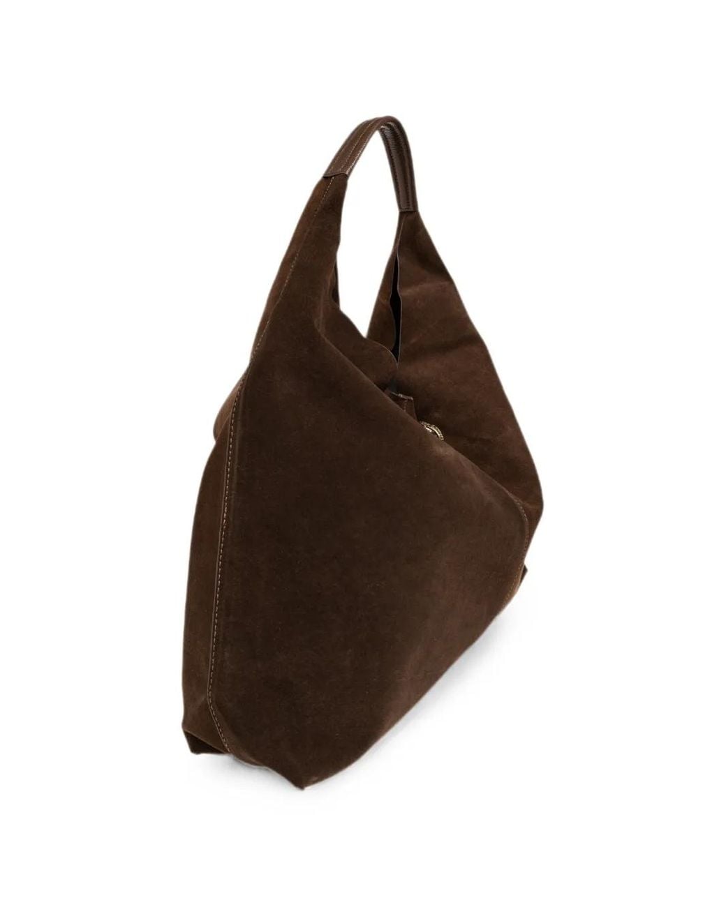 Kurt Geiger Brown Large Chelsea Suede Shoulder Bag