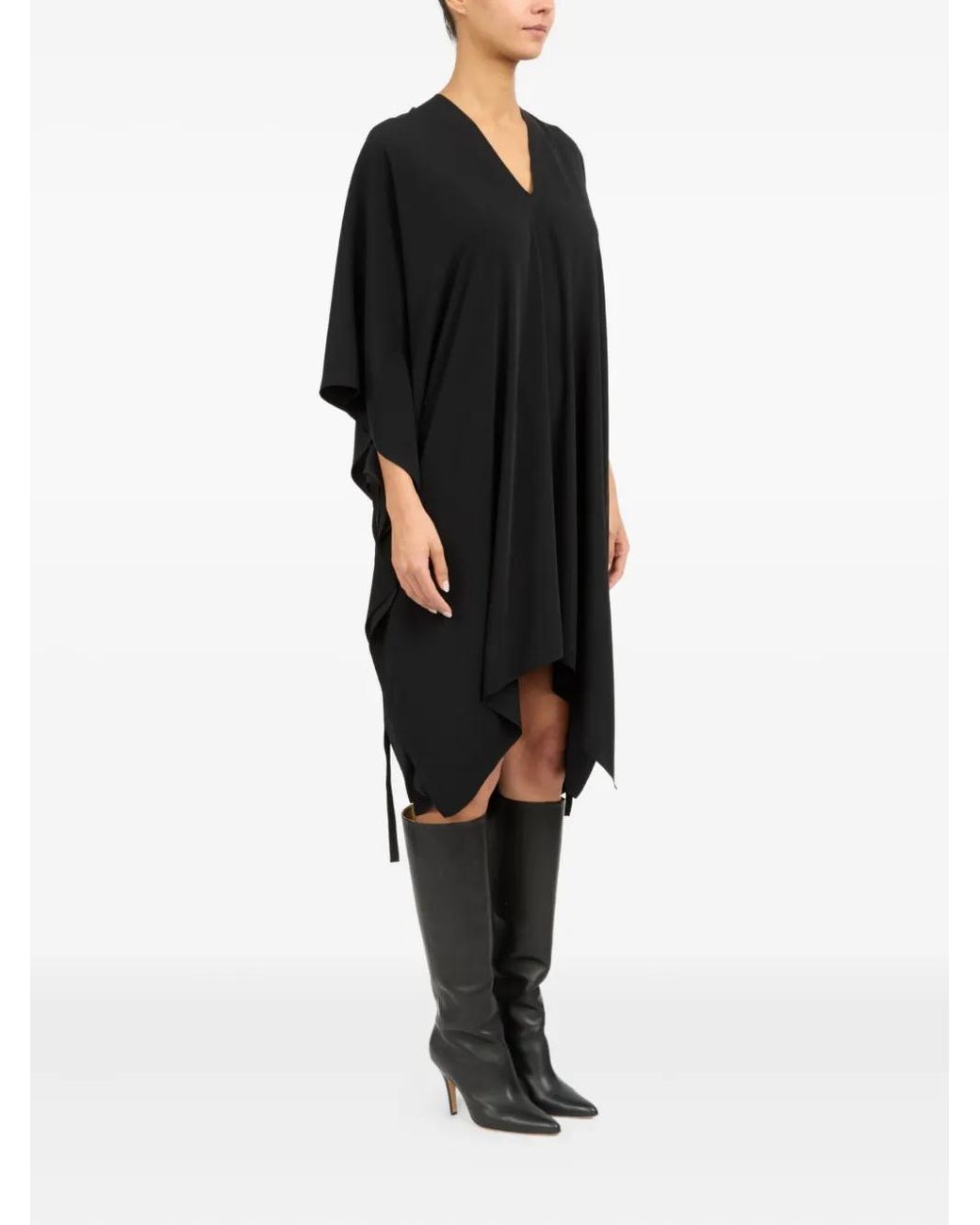 MM6 by Maison Margiela Black Midi Dresses