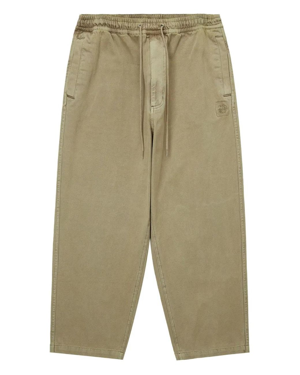 Alpha Industries Green Elasticated-Waist Trousers for men