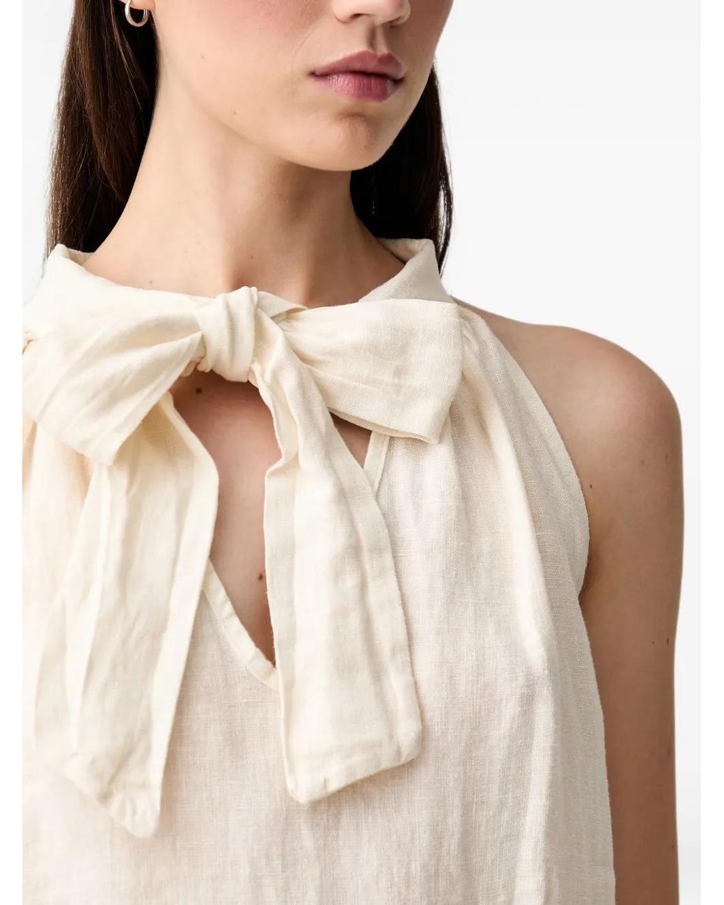 ViCOLO White Halterneck Maxi Dress