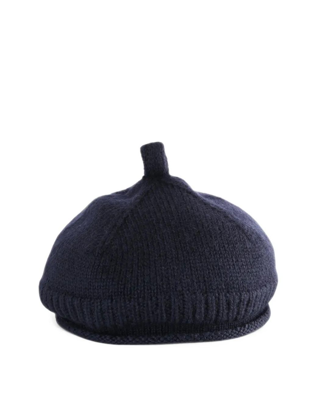 MHL by Margaret Howell Blue Mhl. Ribbed-Trim Wool Beanie Hat
