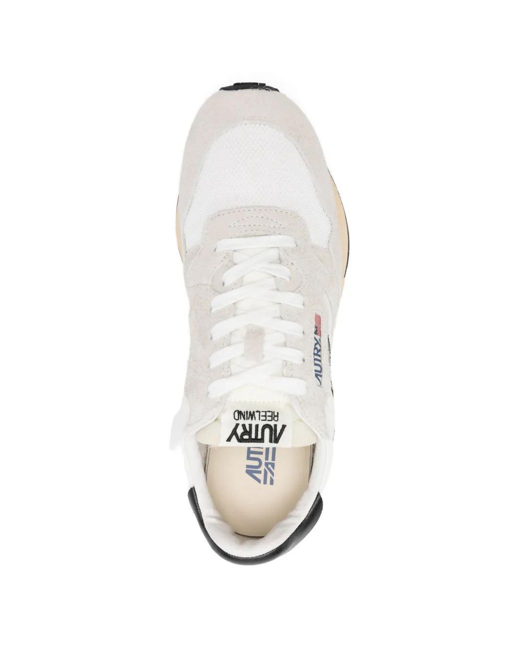 Autry White Reelwind Low Suede/Net for men