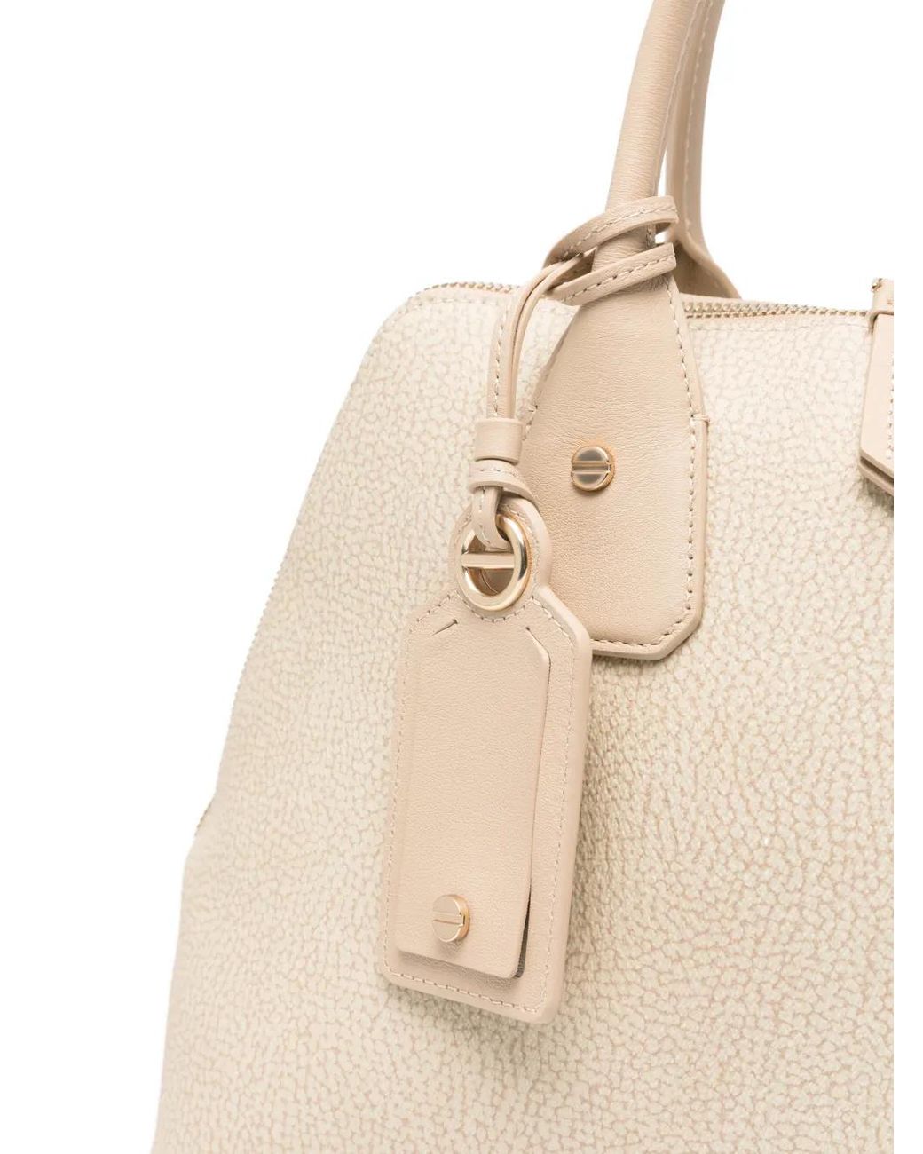 Borbonese Natural Detachable-Strap Tote Bag