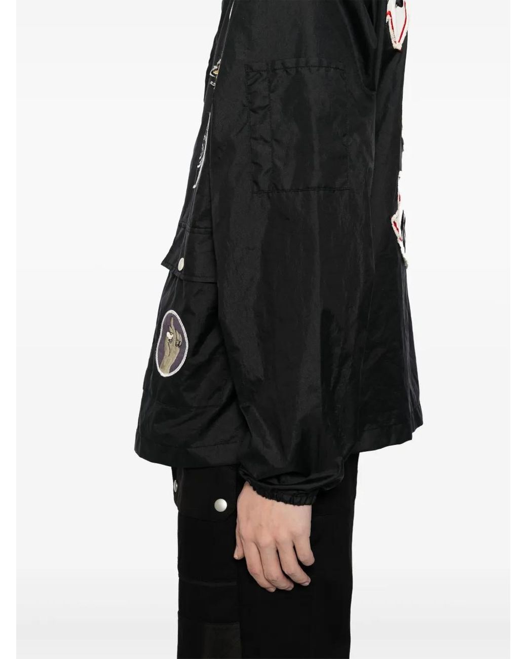 SAINT Mxxxxxx Black Badges Zip-Up Jacket for men