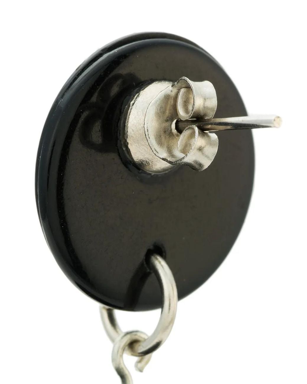 Amir Slama Black Cross Earrings