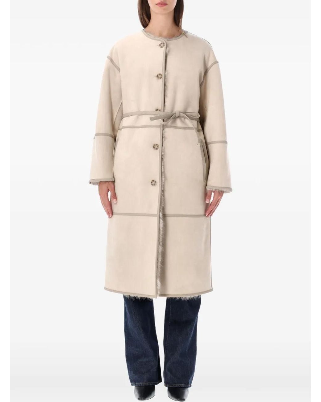 Abrigo Toscana Reversible Vegancode de color Natural