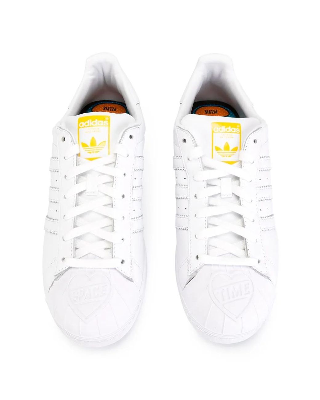 Adidas White 'Superstar Pharrell Supershell' Sneakers for men