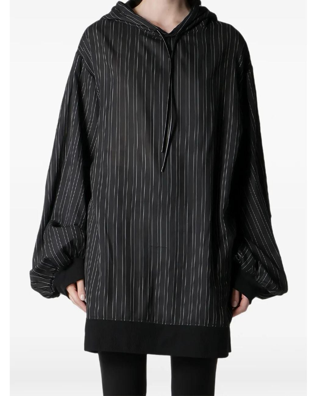 Yohji Yamamoto Black Stripe 23B Hoodie