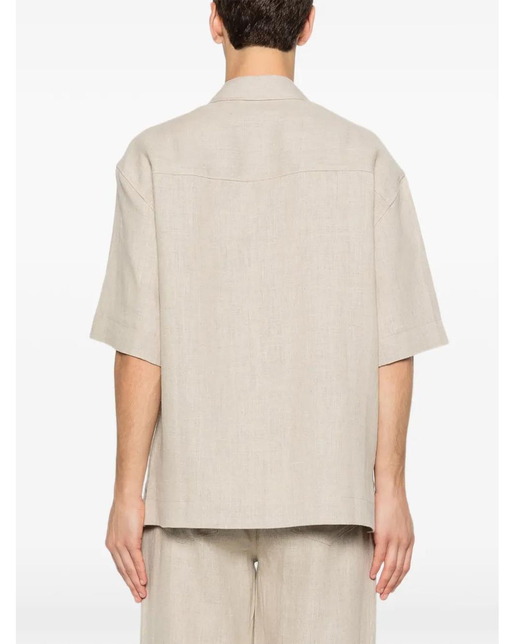 Séfr Natural Chemise Dao À Manches Courtes for men