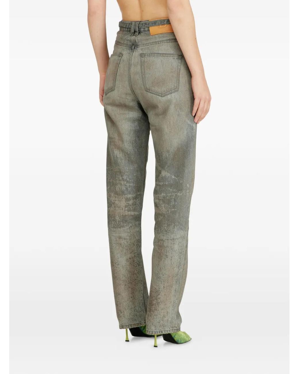 DIESEL Gray Slim-Fit Jeans