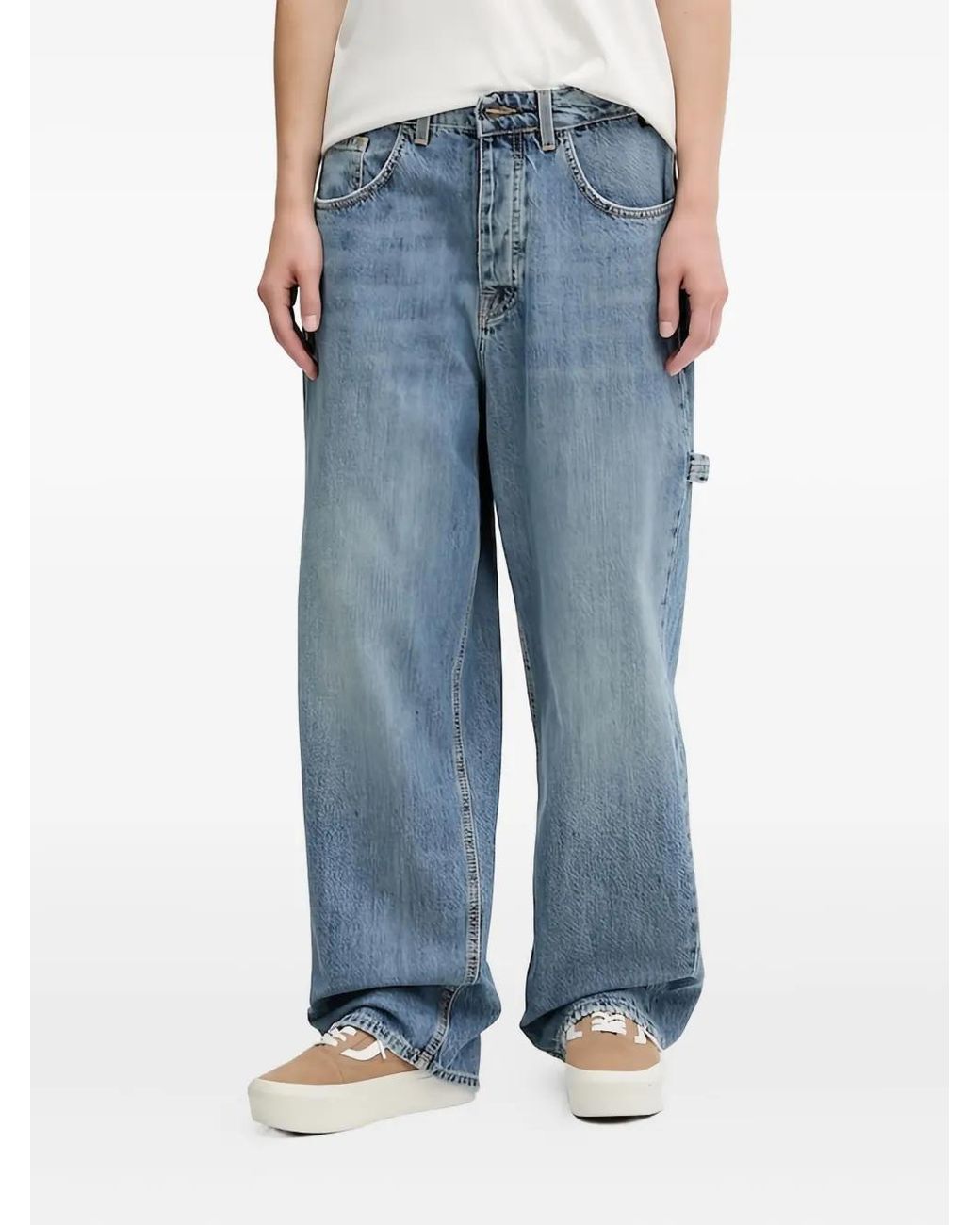 Barrow Green Cotton Jeans for men