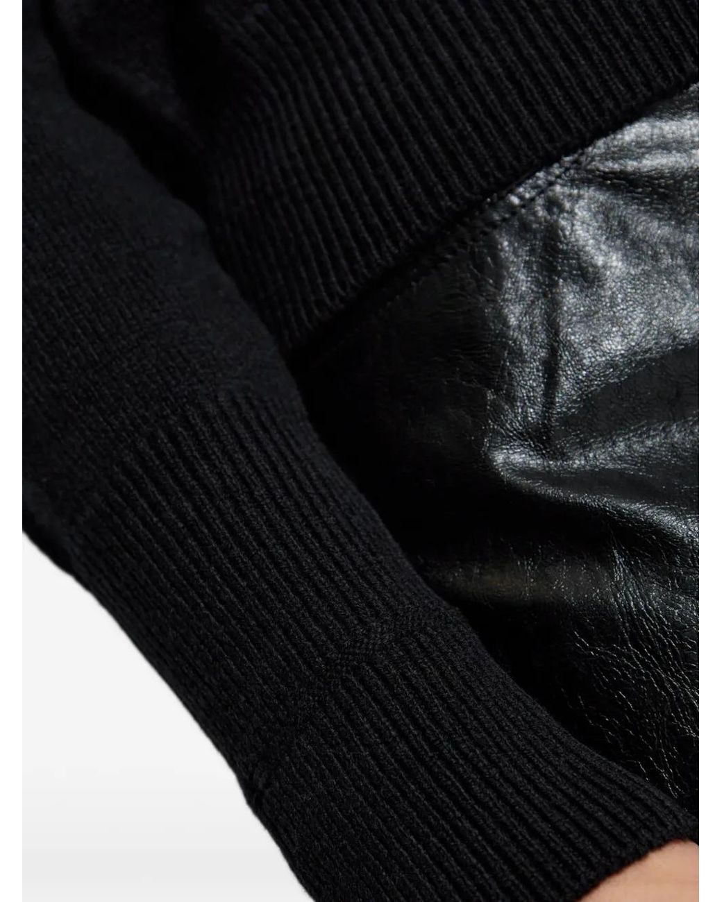 Victoria Beckham Black Roll-Neck Sweater
