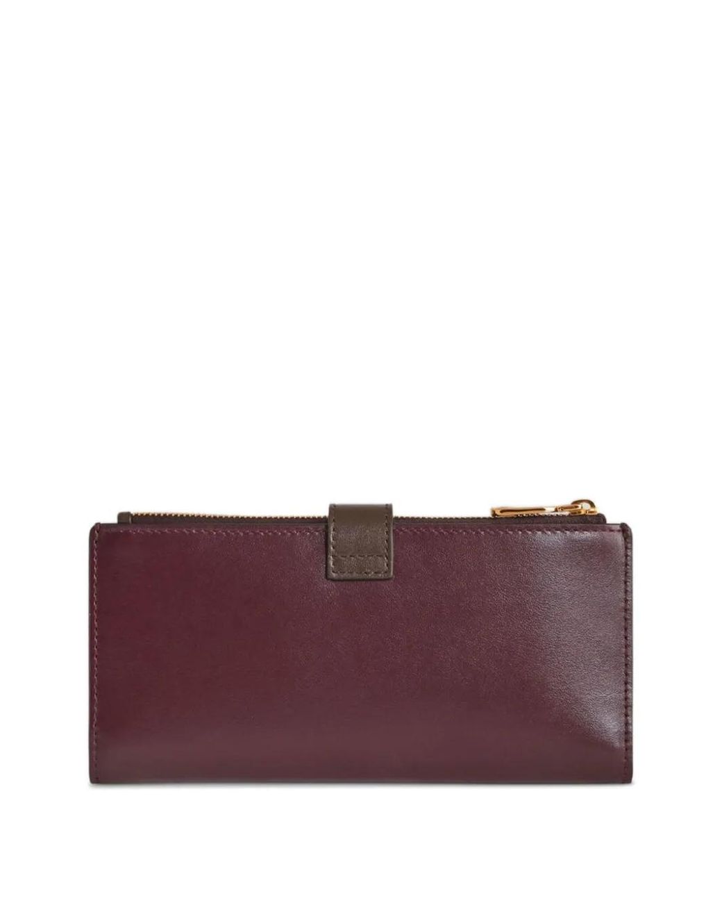 Etro Purple Pegasus-Button Leather Wallet
