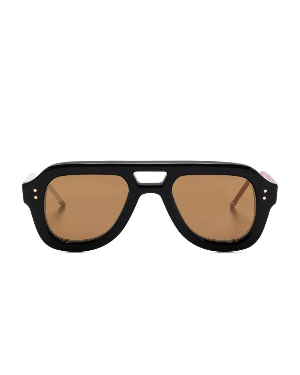 Thom Browne Blue Pilot-Frame Sunglasses for men
