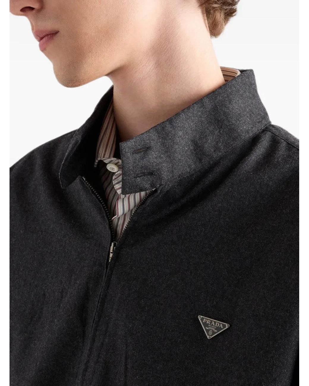 Prada Black Jackets for men