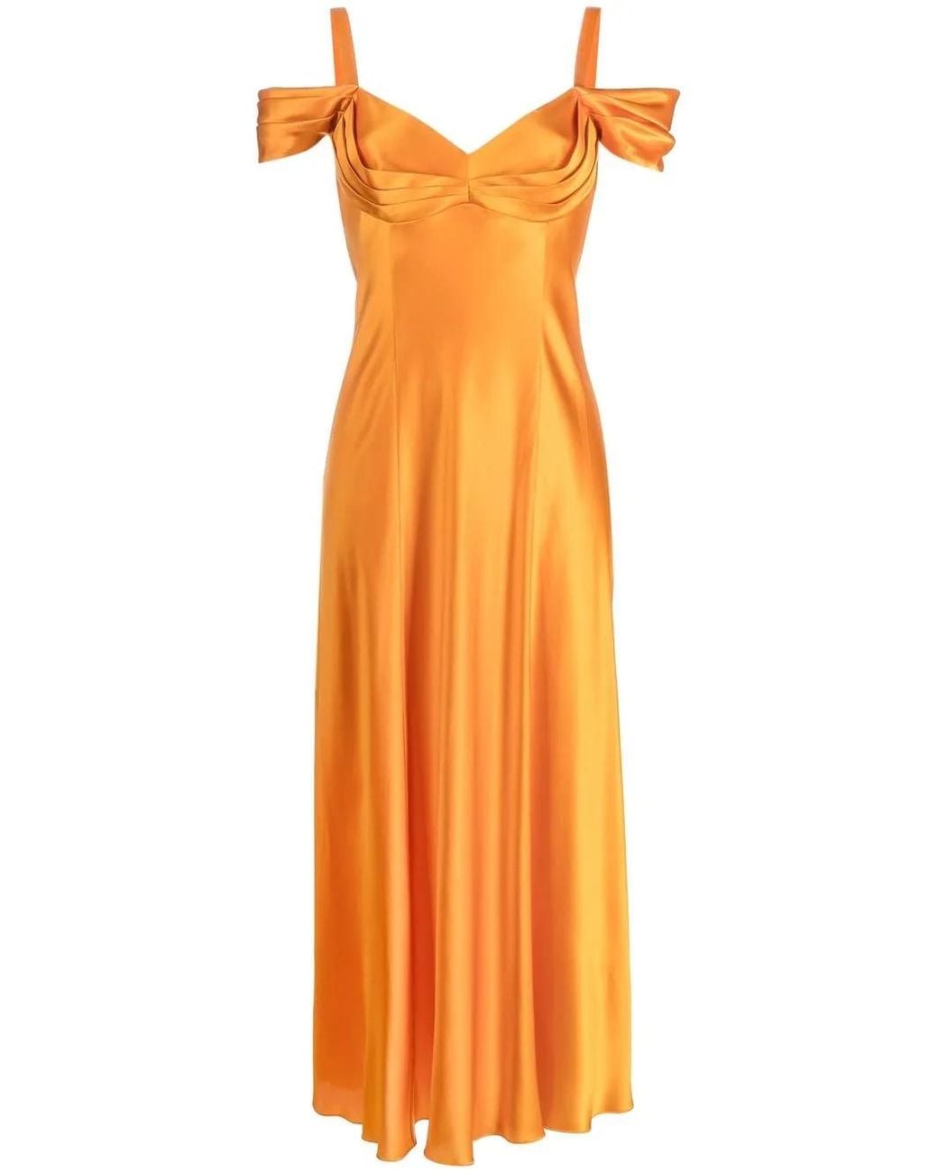 Alberta Ferretti Orange Dresses