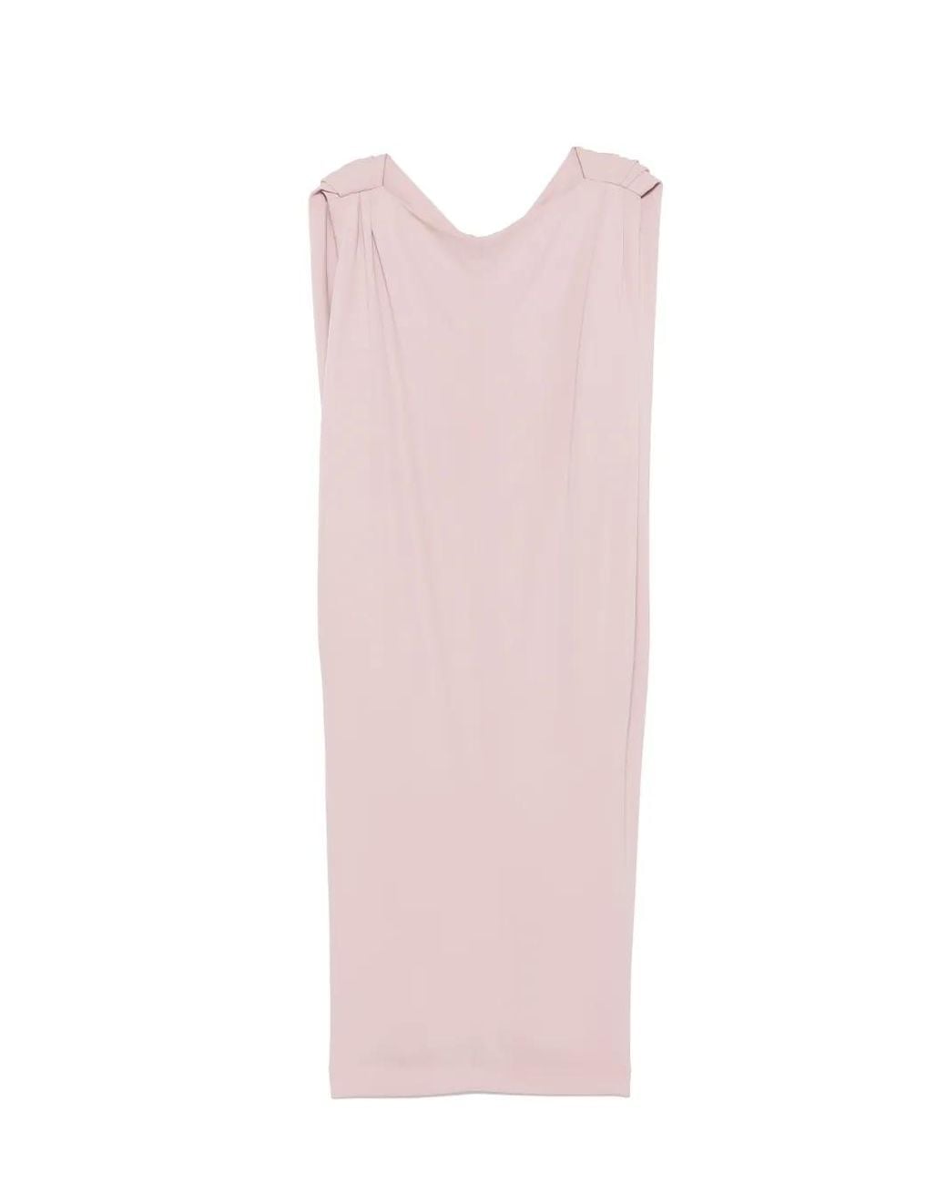 Balenciaga Pink Midi Sack Dress