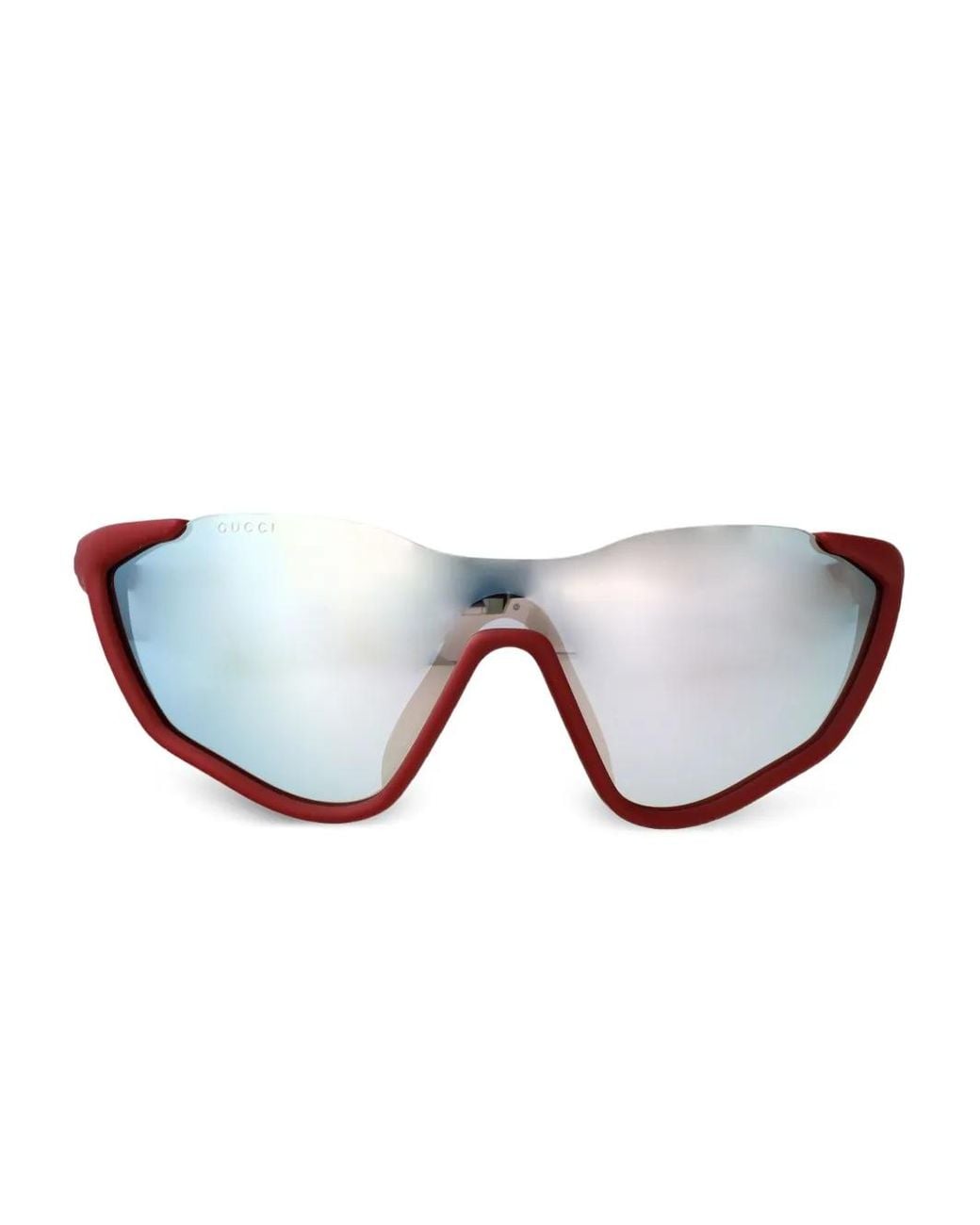 Gucci Blue Mask-Shaped Sunglasses