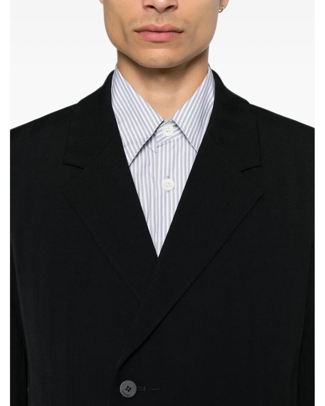 Jacquemus Black Double-Breasted Blazer for men