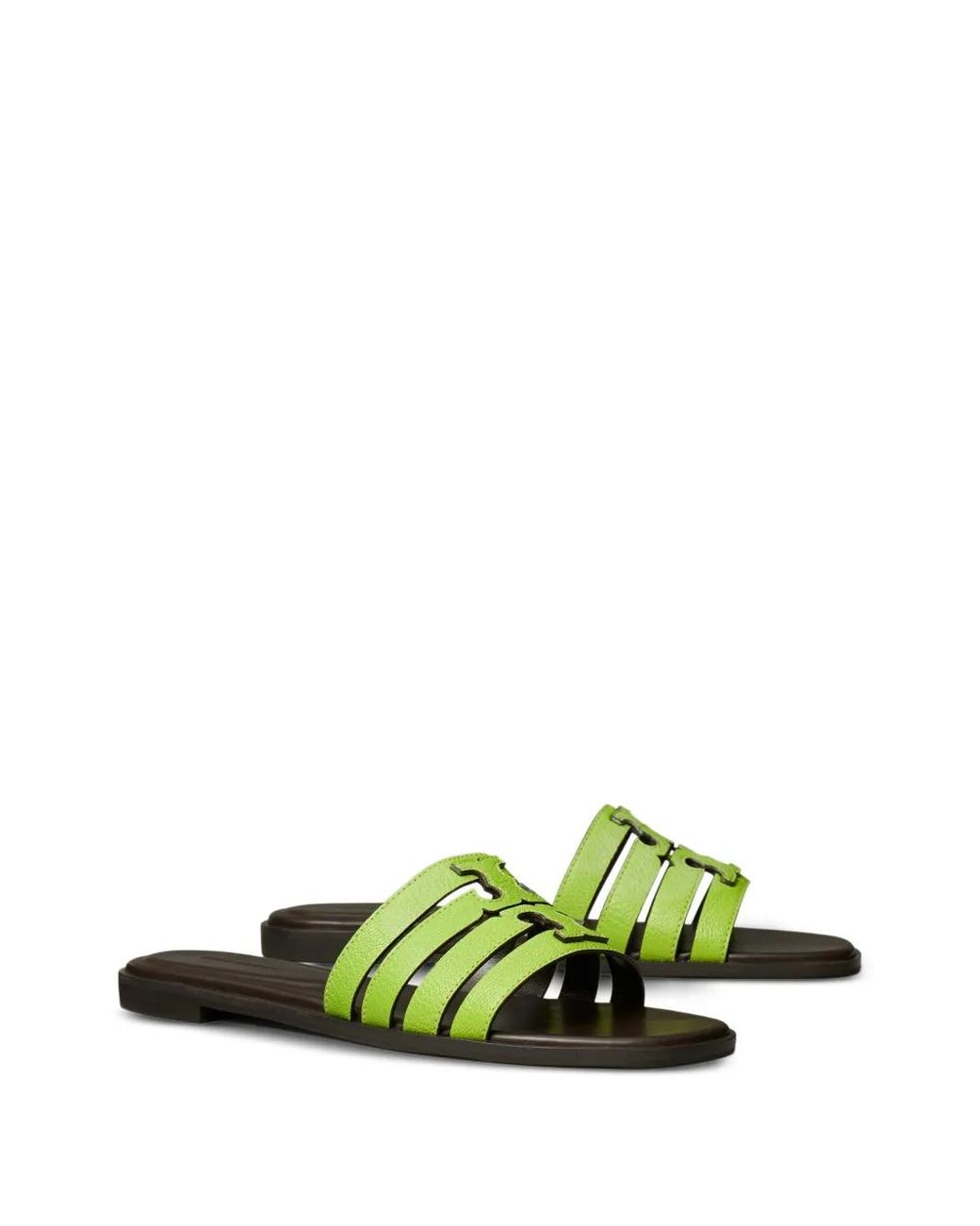 Tory Burch Green Ines Sandals