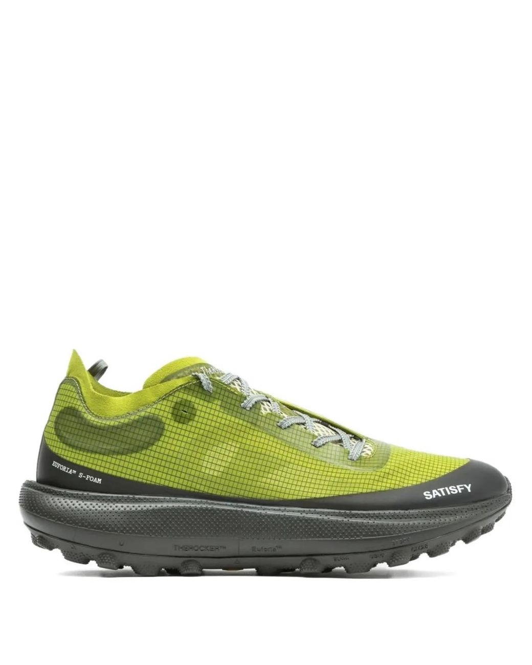 Satisfy Green Grid The Rocker Trainers for men