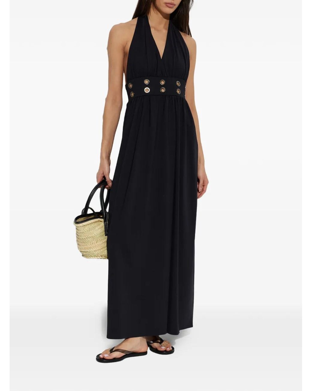 Black Suede Studio White Jeli Sandals