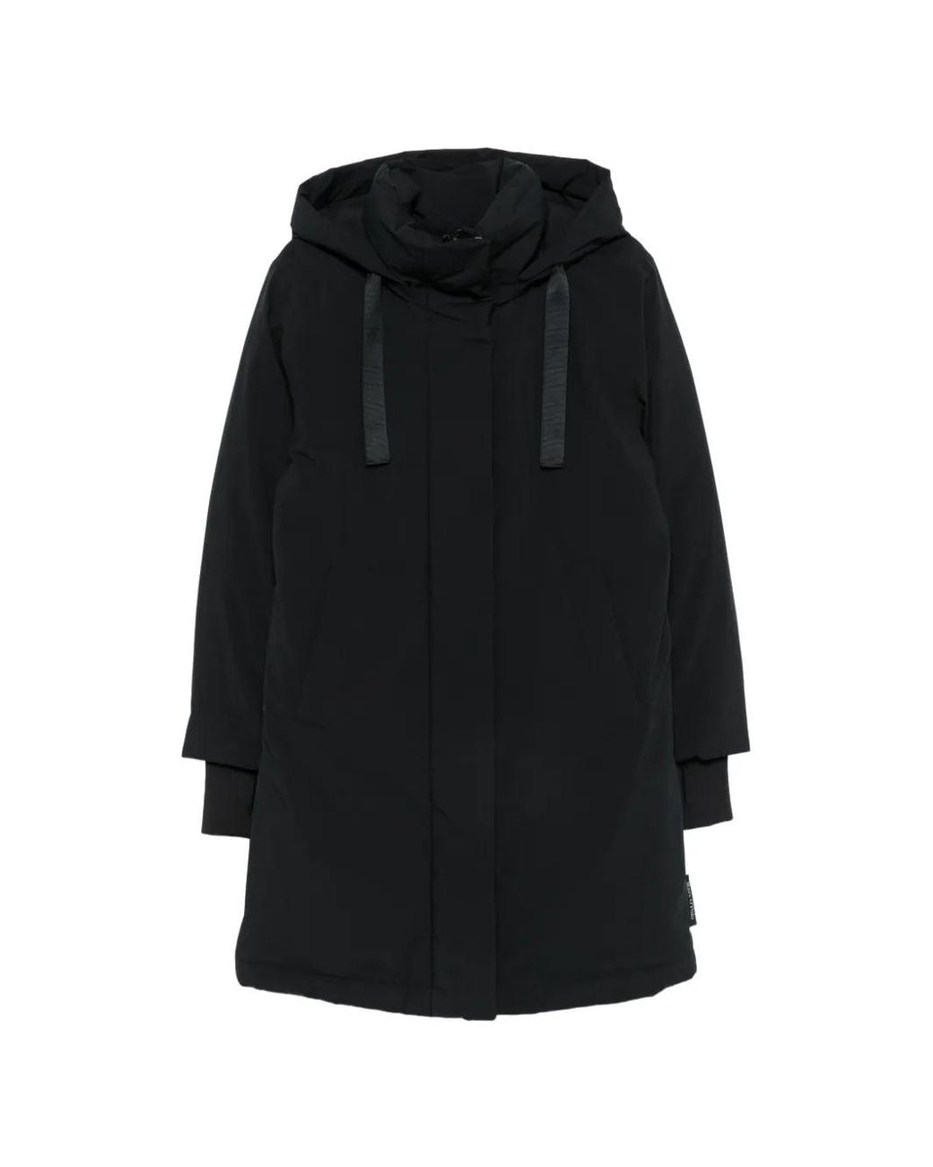 Marc O' Polo Black Hooded Padded Coat