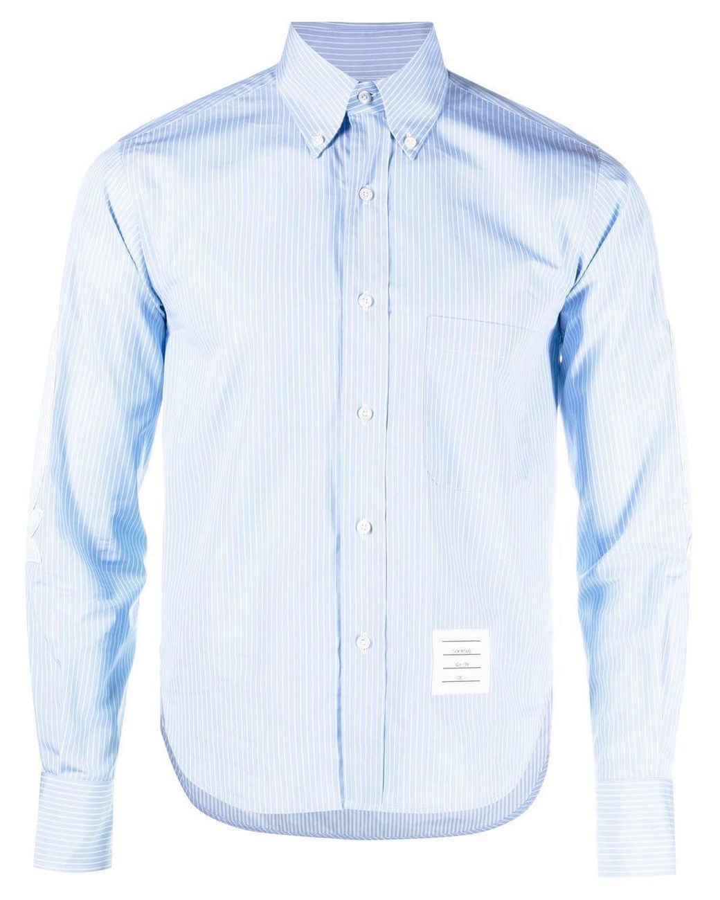 Thom Browne Whale Hemd mit Ellenbogen-Patches in Blau für Herren | Lyst AT