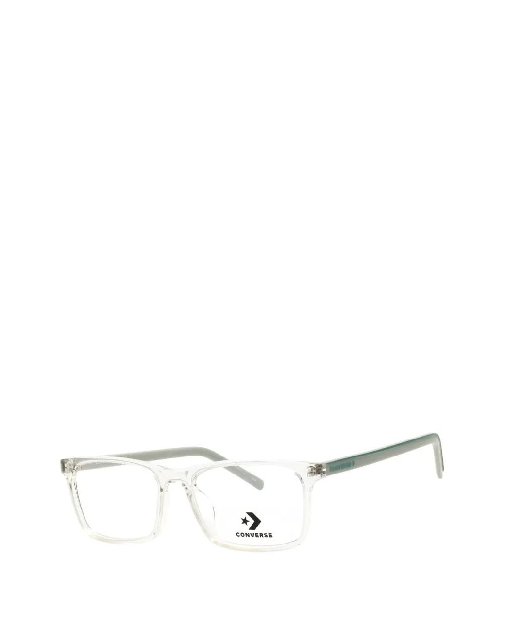 Converse White Lunettes De Vue À Monture Rectangulaire for men