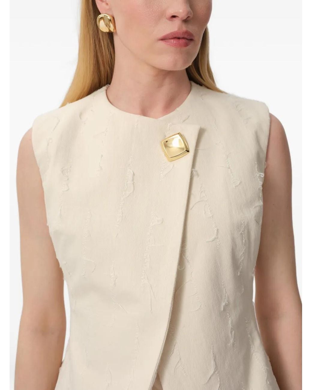 Concepto Natural Stone Sleeveless Vest
