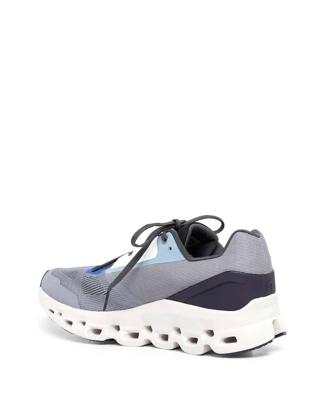On Shoes White Cloudstratus Running Sneakers for men