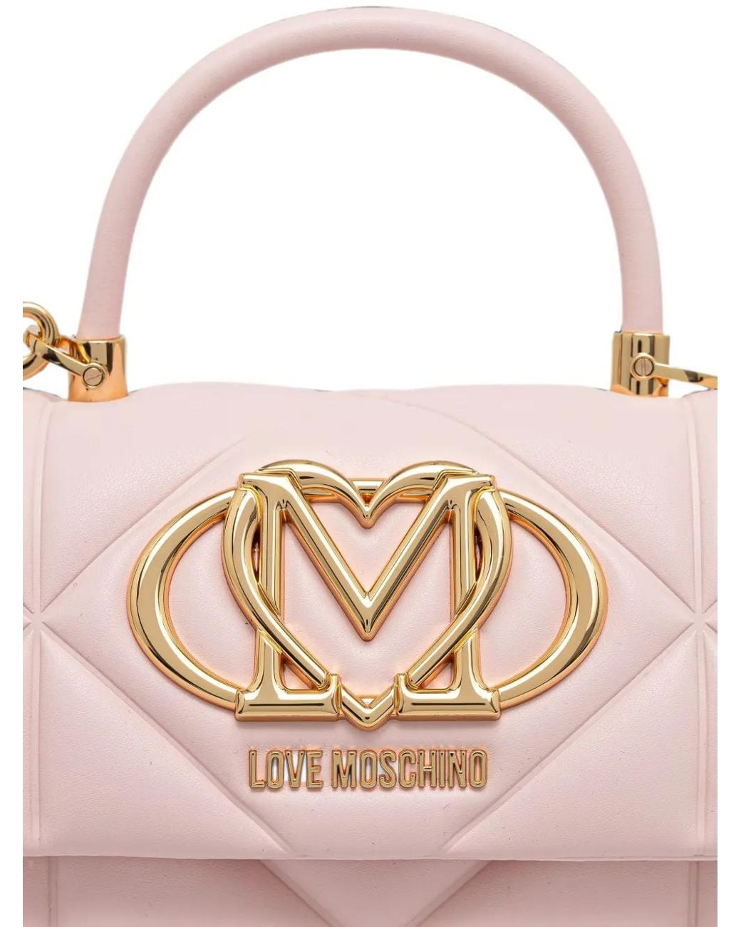 Love Moschino Pink Gesteppte Umhängetasche