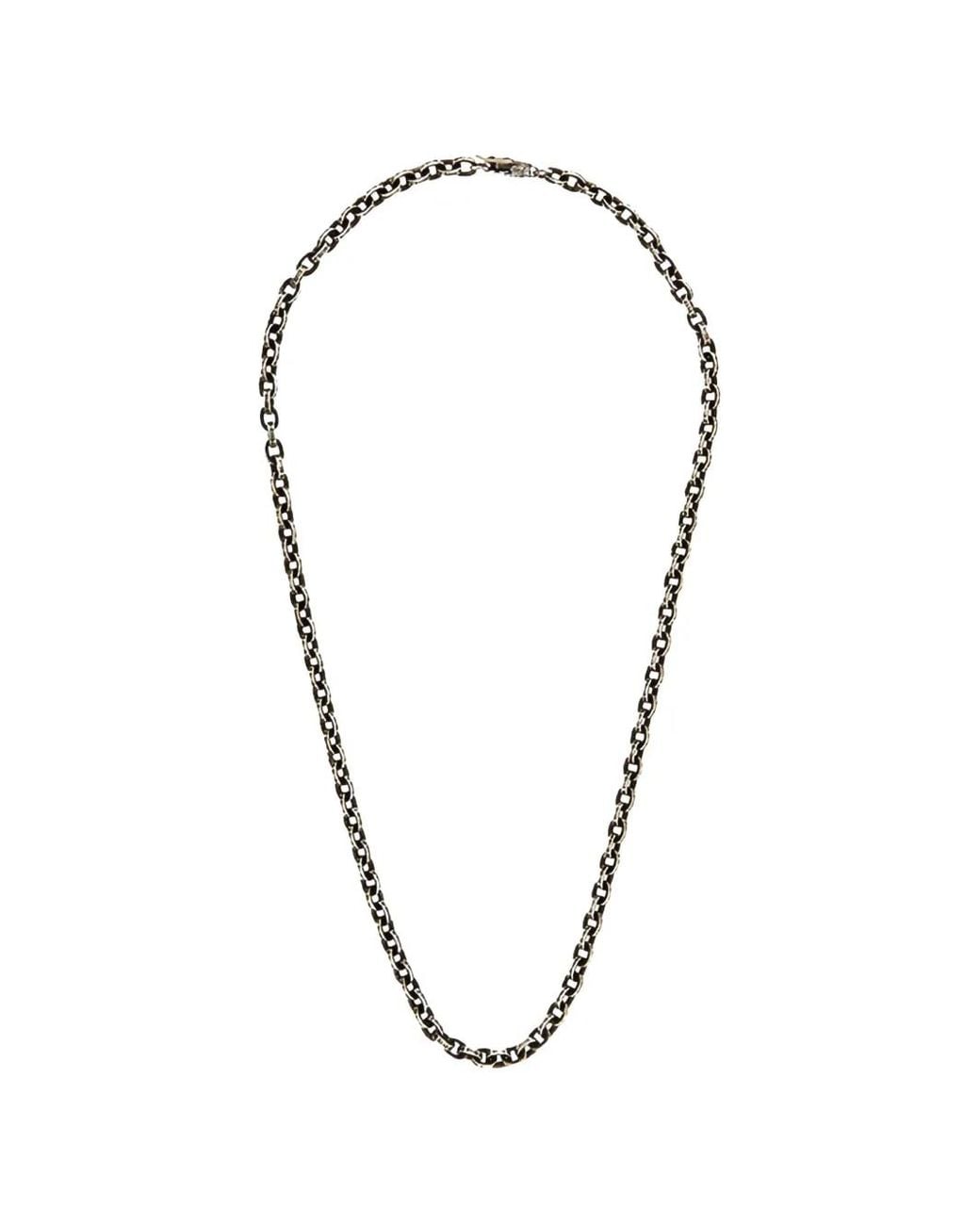 Chrome Hearts Blue Paper Chain Necklace for men