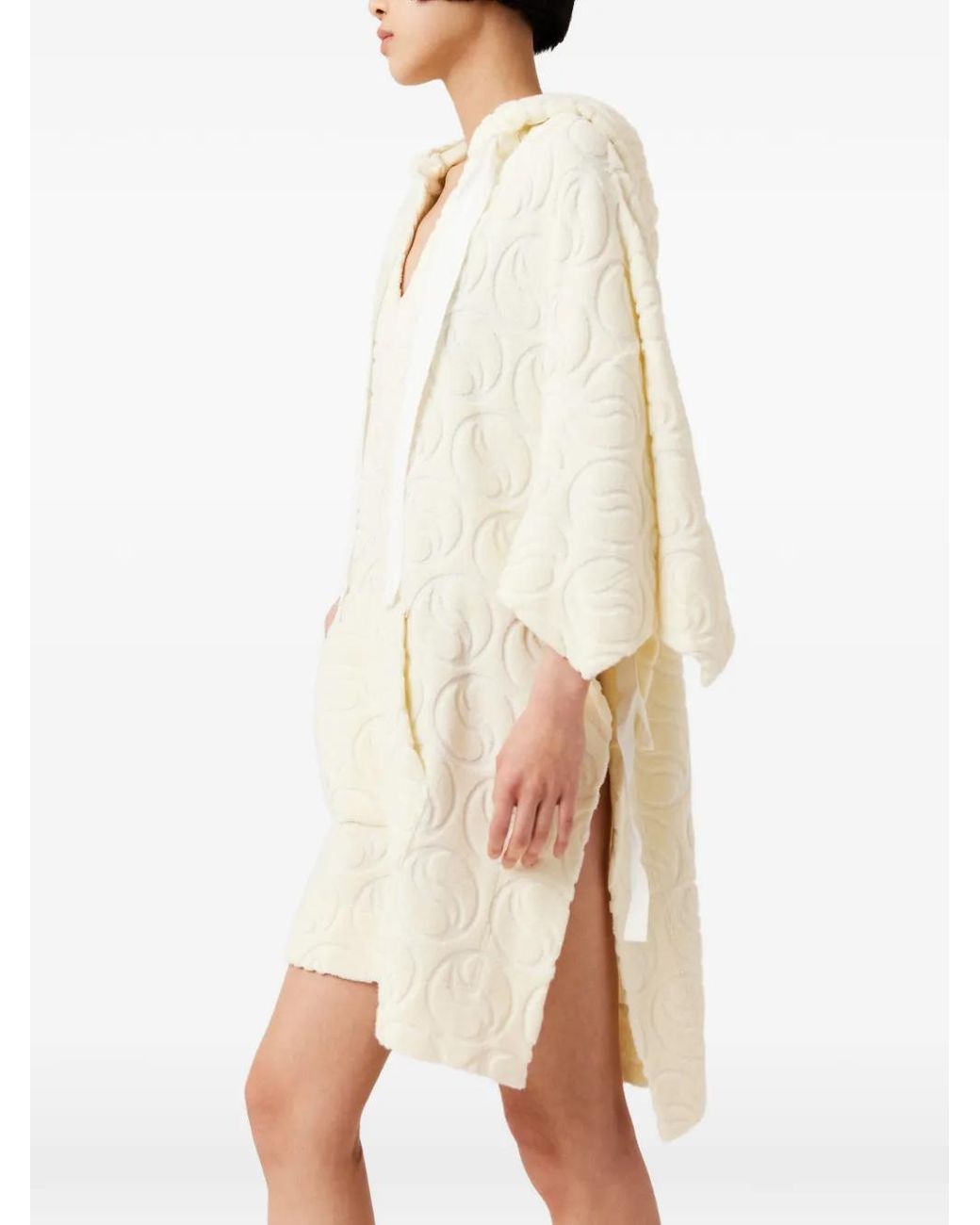 Stella McCartney White Terry-Cloth Dress
