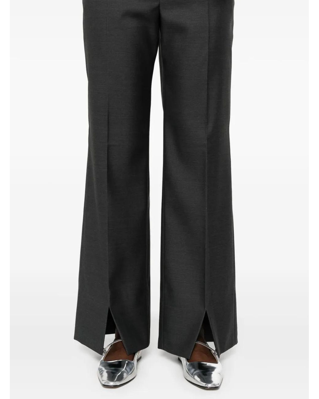 Gucci Gray Wool Trousers