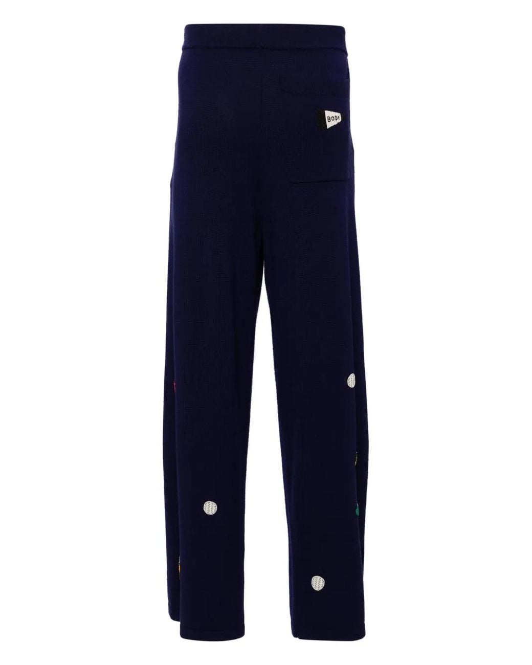 Bode Blue Bead Detailing Golf Trousers for men