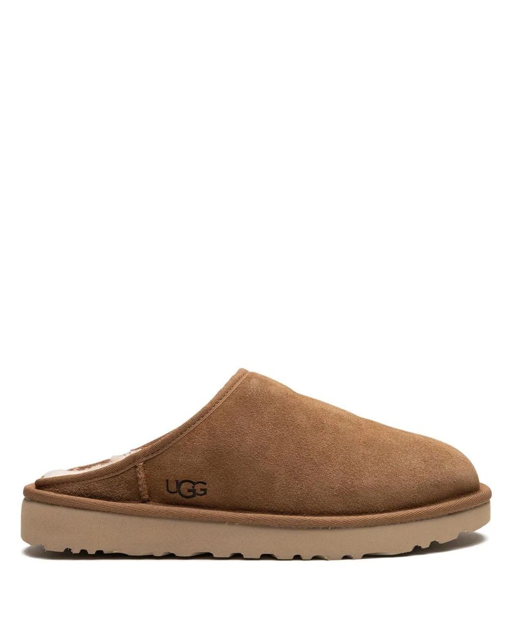 Ugg Brown Classic Slip-On Slippers