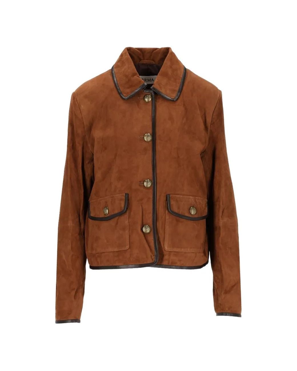 Arma Brown Yasmine Suede Jacket