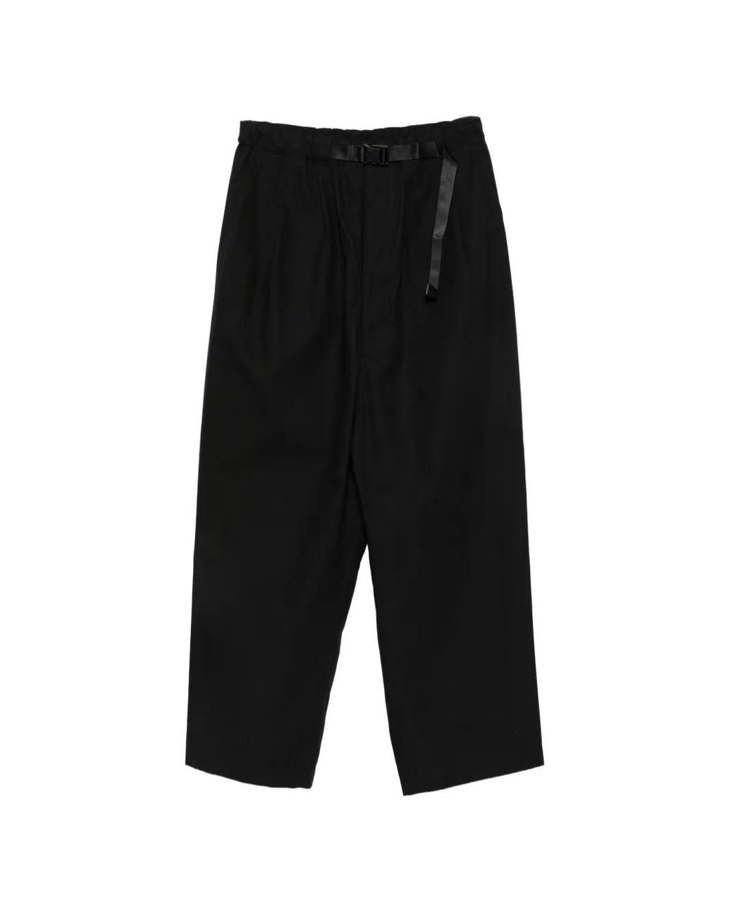 Comme des Garçons Black Belted Straight-Leg Trousers for men