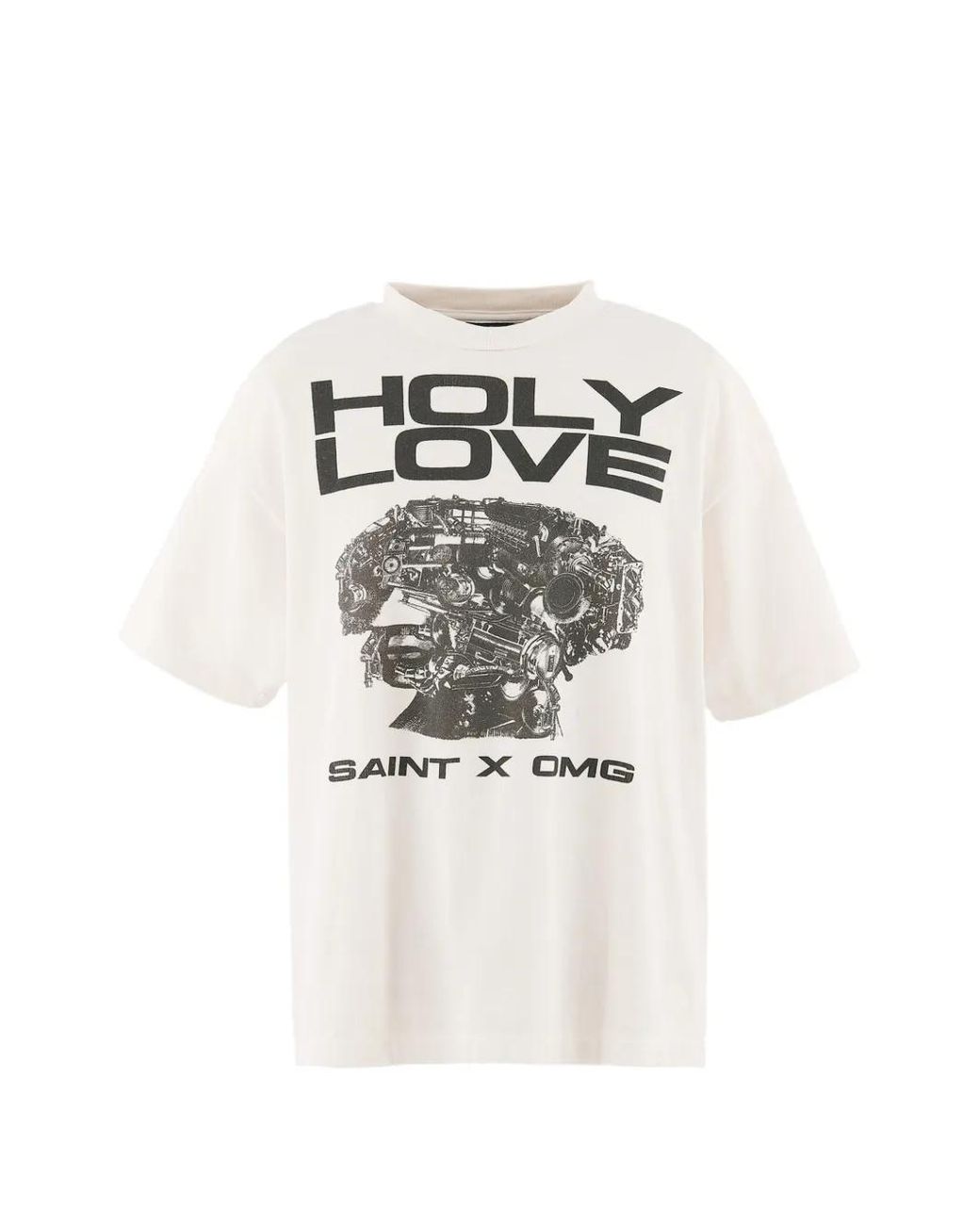 SAINT Mxxxxxx White X Kosuke Kawamura Short-Sleeve T-Shirt for men
