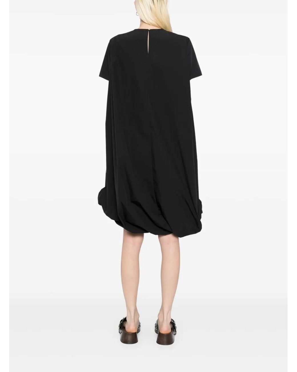 JNBY Black Round-Neck Dress