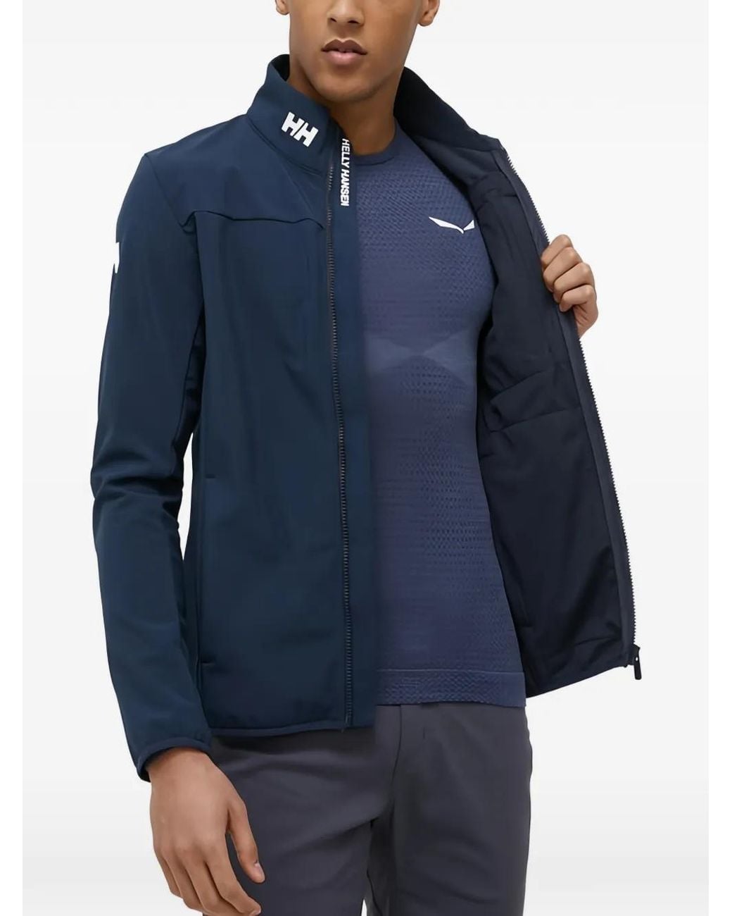 Helly Hansen Blue Logo Jacket for men