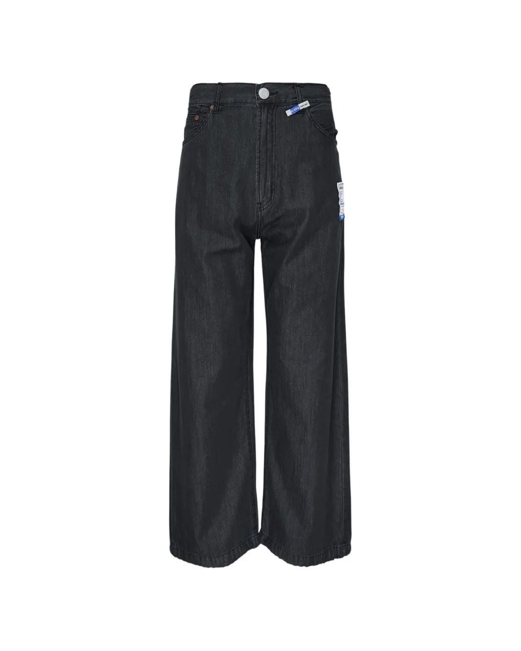 Maison Mihara Yasuhiro Blue Cotton Tencel Denim Baggy Pants for men