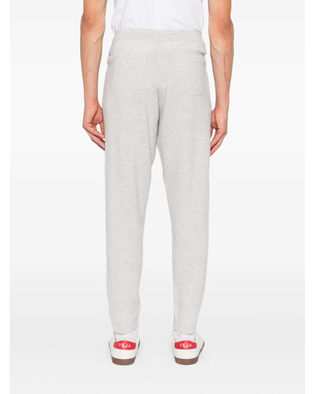 Eleventy White Zip-Pockets Track Pants for men
