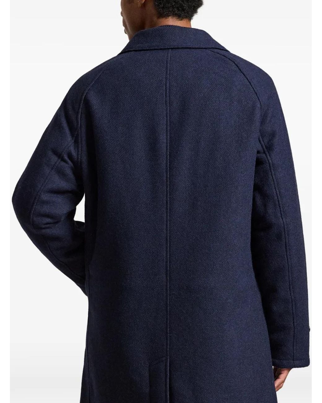 Polo Ralph Lauren Blue The Langdon Tweed Walking Coat for men