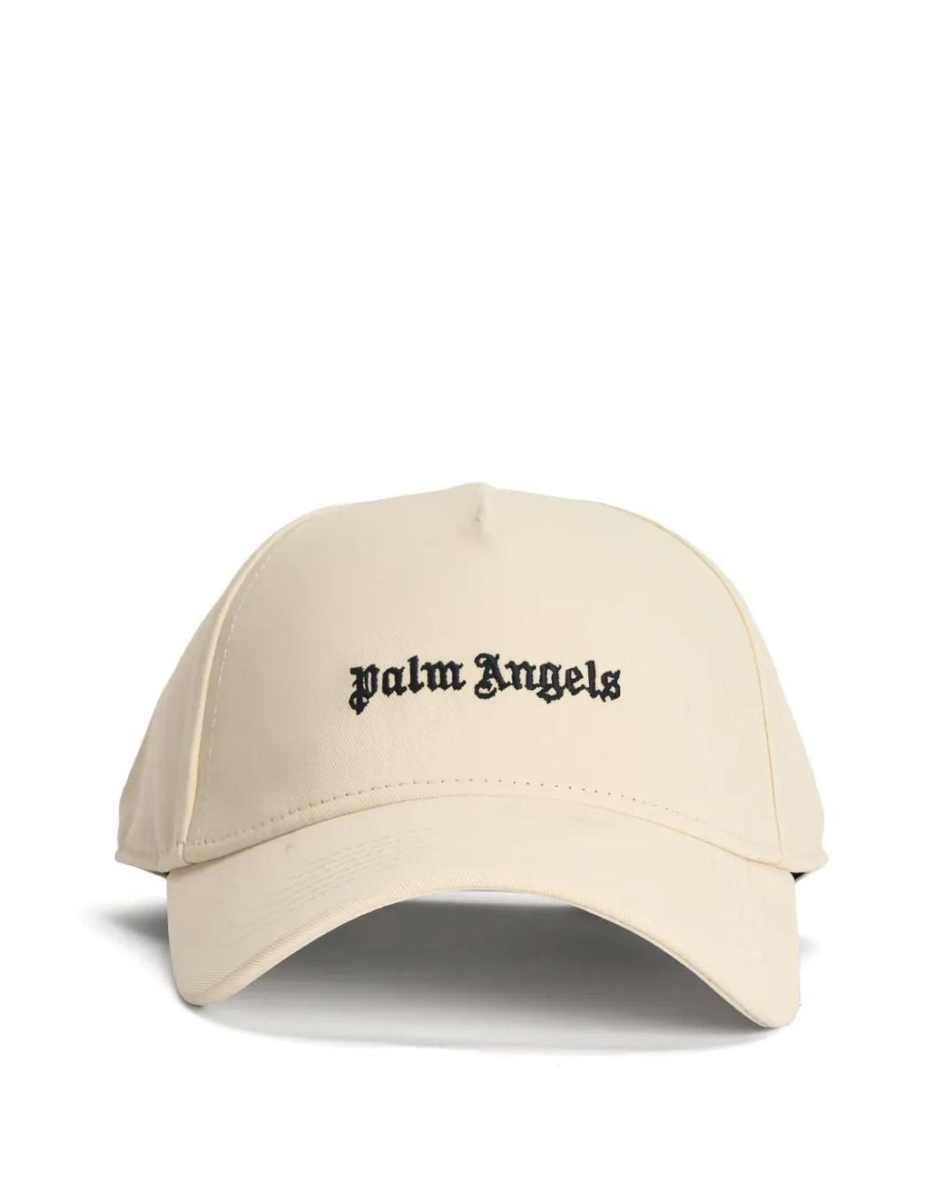 Cappello Con Logo di Palm Angels in Natural da Uomo