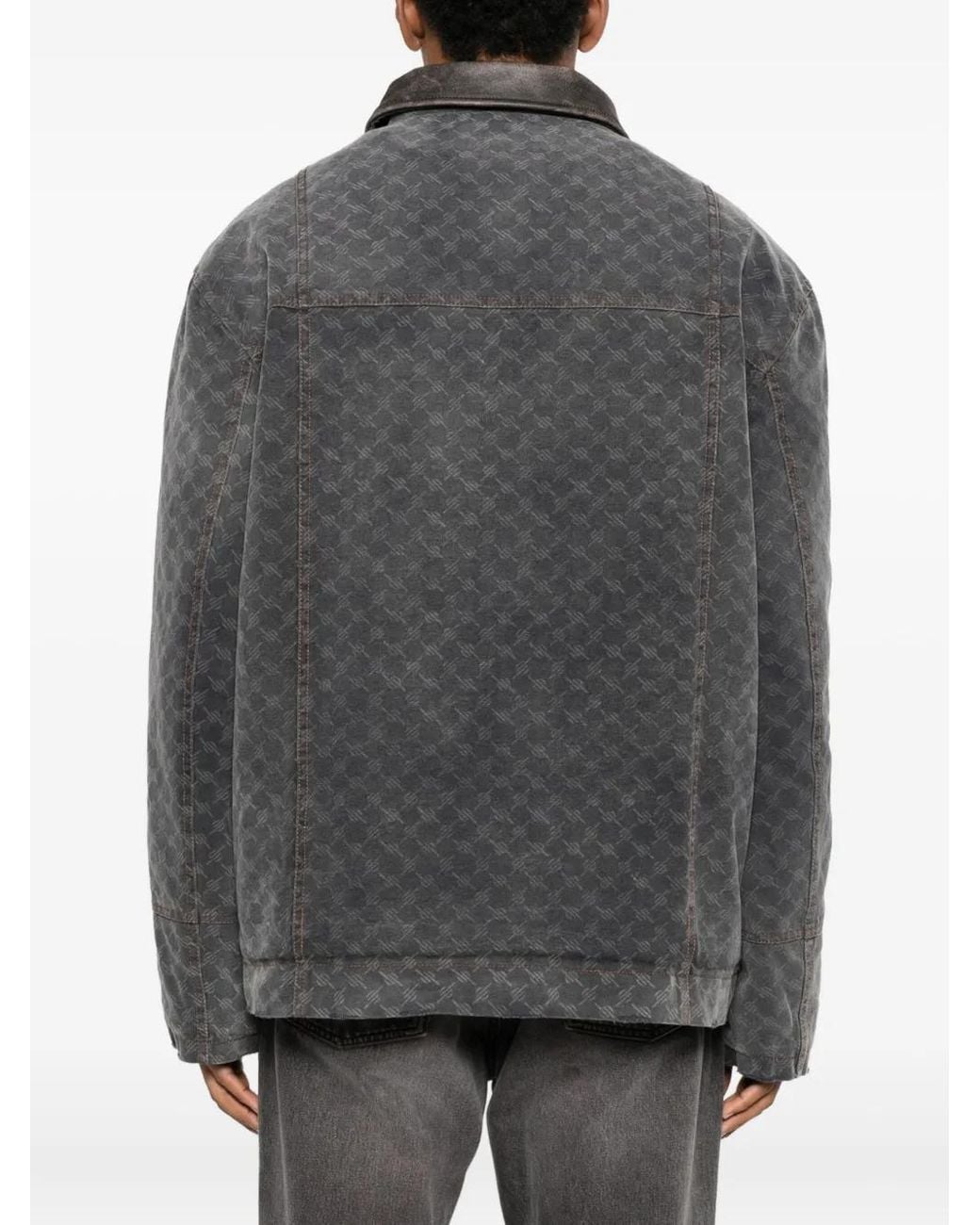 Daily Paper Gemusterte Jacke Mit Taschen in Gray für Herren